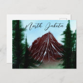 Carte Postale Runoff North Dakota Mountain (Devant / Derrière)