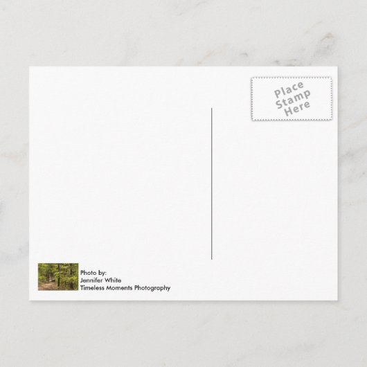 Carte postale Runway Pathway (Dos)