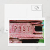Carte Postale rupture de communication (Devant / Derrière)