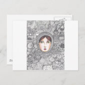 Carte Postale russe (Devant / Derrière)