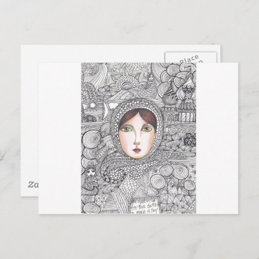 Carte Postale russe (Devant / Derrière)