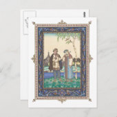 Carte postale russe Folktale Lel & Snegurochka (Devant / Derrière)