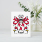 Carte Postale Russell Family Crest (Debout devant)