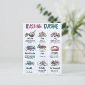 Carte Postale Russian cuisine (Debout devant)