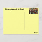Carte Postale Russie (Dos)
