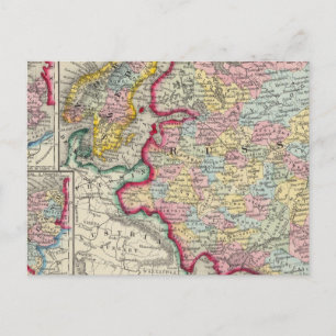 Carte Postale Russie En Europe, Suède Et Norvège