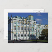 Carte Postale Russie, Saint-Pétersbourg, Palais d'Hiver, Les 2 (Devant / Derrière)