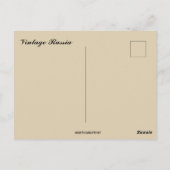 Carte Postale Russie Vintage (Dos)