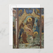 Carte Postale Russie, Yaroslavl, fresque dans la cathédrale St.  (Devant / Derrière)