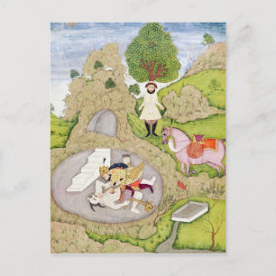 Carte Postale Rustam tuant le démon blanc