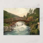Carte Postale Rustic Bridge à Glenariff. Co. Antrim, Irlande (Devant)