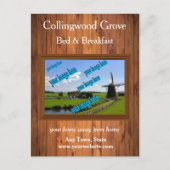 Carte Postale Rustic Chambres d'hôtes 🌿 Promotionnels (Devant)