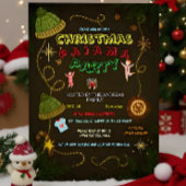 Carte Postale Rustic Christmas Pajama Gathering | Cabin Family