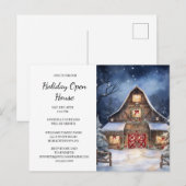 Carte Postale Rustic Country Business Company Fête de Noël (Devant / Derrière)