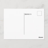 Carte Postale Rustic Grey Baby Photo Faire-part de (Dos)