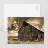 Carte Postale Rustic Historic Barn Paysage photo (Devant / Derrière)