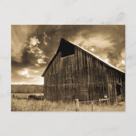 Carte Postale Rustic Historic Barn Paysage photo (Devant)