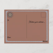 Carte Postale Rustic Lake Cabine -Tranquille paysa (Dos)
