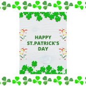 Carte Postale Rustic St. Patrick’s Day Shamrock Celebration