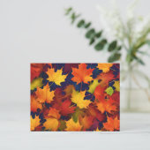 Carte Postale Rustique Fall Foliing (Debout devant)