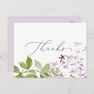 Carte postale Rustique Lilac Merci