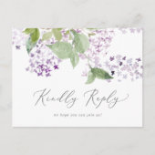 Carte postale Rustique Lilac Song RSVP (Devant)