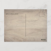 Carte Postale Rustique Maroon Ginger Blush Wedding Enregistrer l (Dos)