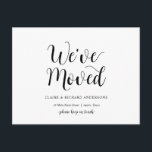 Carte Postale Rustique Moderne, Nous Avons Déménagé, S'Adresser<br><div class="desc">Ce design rustique moderne nouvelle maison,  faire-part mobile,  changement d'adresse cartes postales (avec titre de carte,  We Have Moved). C'est le moyen parfait d'annoncer à vos amis et à votre famille que vous avez déménagé. #TeeshaDerrick</div>