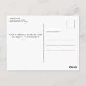 Carte Postale Rustique Nouvelle adresse Chien animal de compagni (Dos)