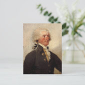 Carte Postale Rustique Thomas Jefferson Peinture (Debout devant)