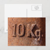 Carte Postale Rusty 10 kg (Devant / Derrière)