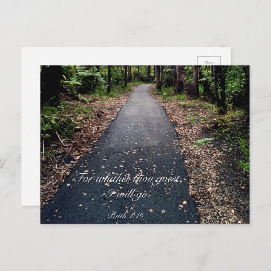 Carte Postale Ruth 1:16 (Devant / Derrière)