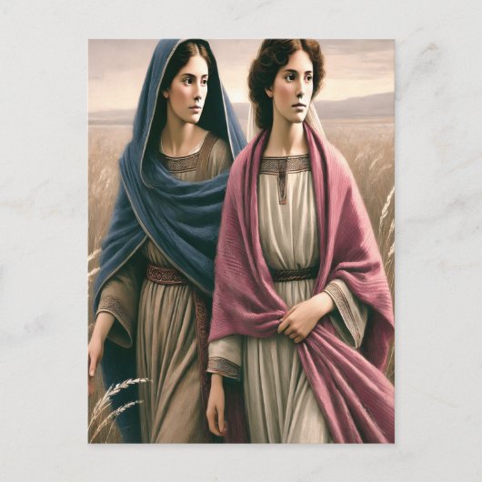 Carte Postale Ruth 1 Main dans le voyage manuel (Devant)