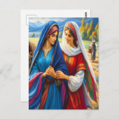 Carte Postale Ruth 1 Marcher dans l'amour fidèle (Devant / Derrière)