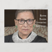 Carte Postale Ruth Bader Ginsburg (Devant)