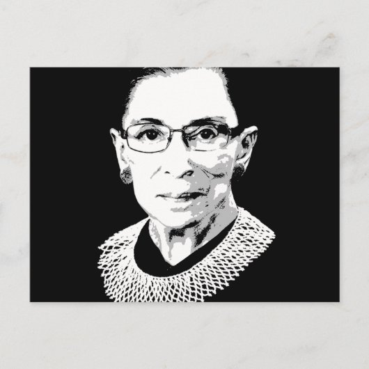 Carte Postale Ruth Bader Ginsburg Face (Devant)