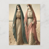 Carte Postale Ruth marche dans la foi vers un nouvel espoir (Devant)