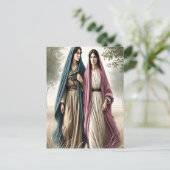 Carte Postale Ruth marche ensemble avec courage et amour (Debout devant)