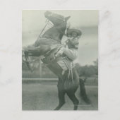 Carte Postale Ruth Roach sur Tony, Cheyenne, Wyoming. (Devant)