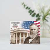 Carte Postale Rutherford B. Hayes - 19ème Président des Etats-Un (Debout devant)