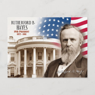 Carte Postale Rutherford B. Hayes - 19ème Président des Etats-Un