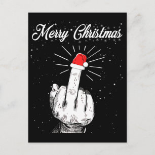 Carte Postale Ruy Joyeux Noël Moyen Doigt Xmas Vilain