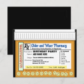 Carte Postale RX d'anniversaire pour le plaisir (Devant / Derrière)