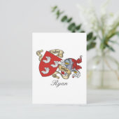 Carte Postale Ryan Family Crest (Debout devant)
