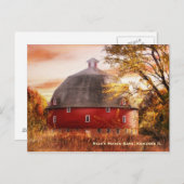 Carte Postale Ryan's Round Barn (Devant / Derrière)
