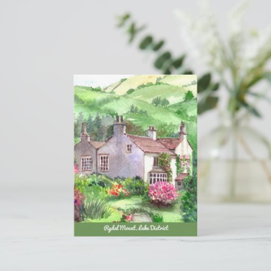 Carte Postale Rydal Mount, Maison de William Wordsworth (Debout devant)