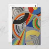 Carte Postale Rythm par Robert Delaunay (Devant / Derrière)