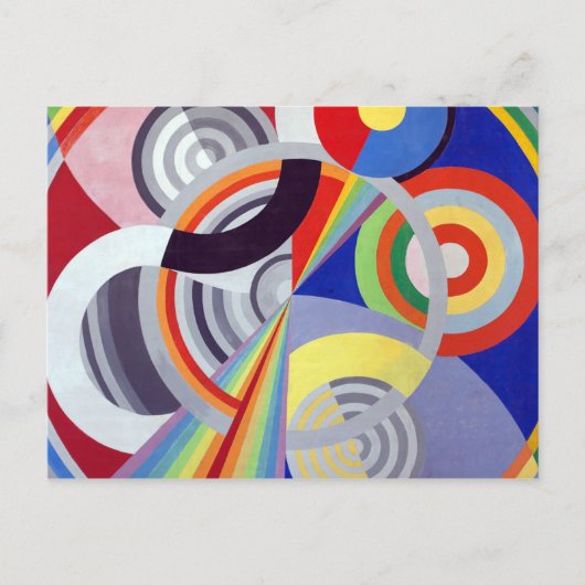 Carte Postale Rythme 1 par Robert Delaunay (Devant)