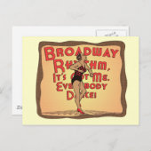 Carte Postale Rythme Broadway (Devant / Derrière)