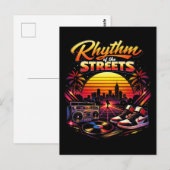 Carte Postale Rythme des rues (Devant / Derrière)